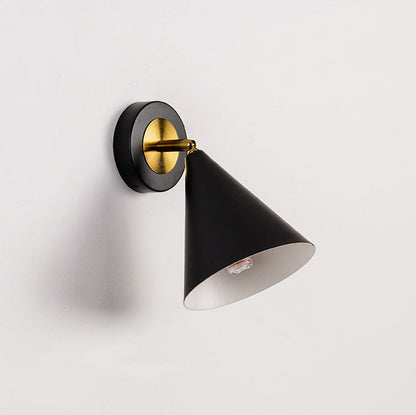 Minimalist Solid Color Rotatable 1-Light Wall Sconce Lamp