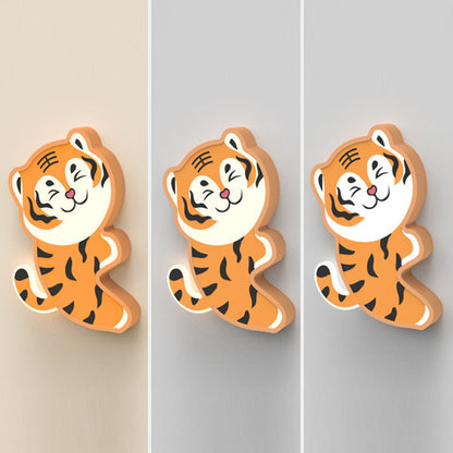 Cartoon Tiger Acrylic Design Iron LED Wall Sconce Lamp