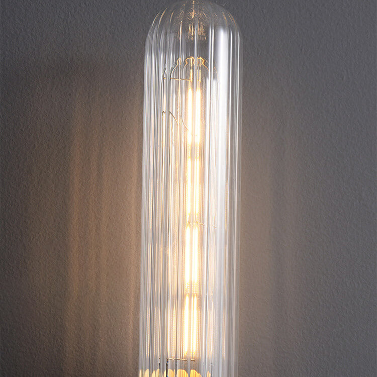 Retro All Copper Long Bar Design 2-Light Wall Sconce Lamp