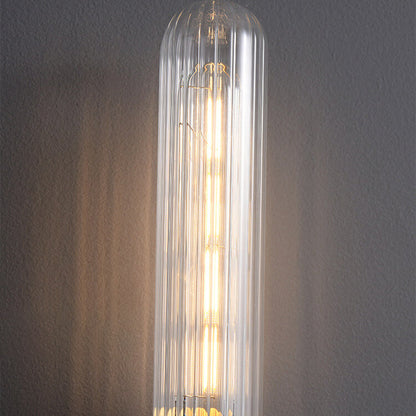 Retro All Copper Long Bar Design 2-Light Wall Sconce Lamp
