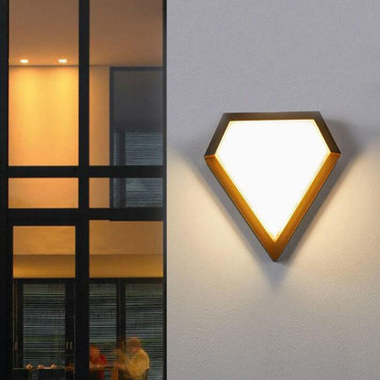 Acrylic Shape LED Outdoor Waterproof Wall Sconce Lamp