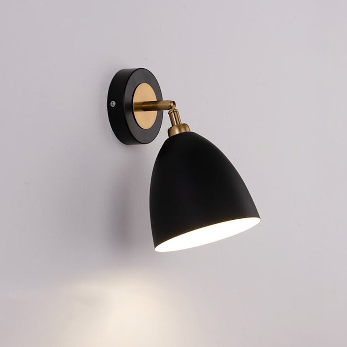 Iron Traditional Shape Shade 1-Light Wall Sconce Lamp