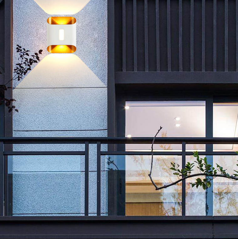 Aluminum Lens Outdoor Waterproof Patio LED Wall Sconce Lamp