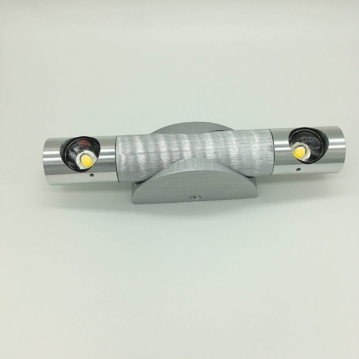 Acrylic Aluminum Cylinder Rotating LED Wall Sconce Lamp