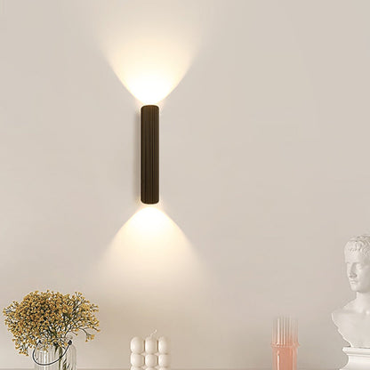 Simplicity Aluminum Roman Column Strip LED Wall Sconce Lamp