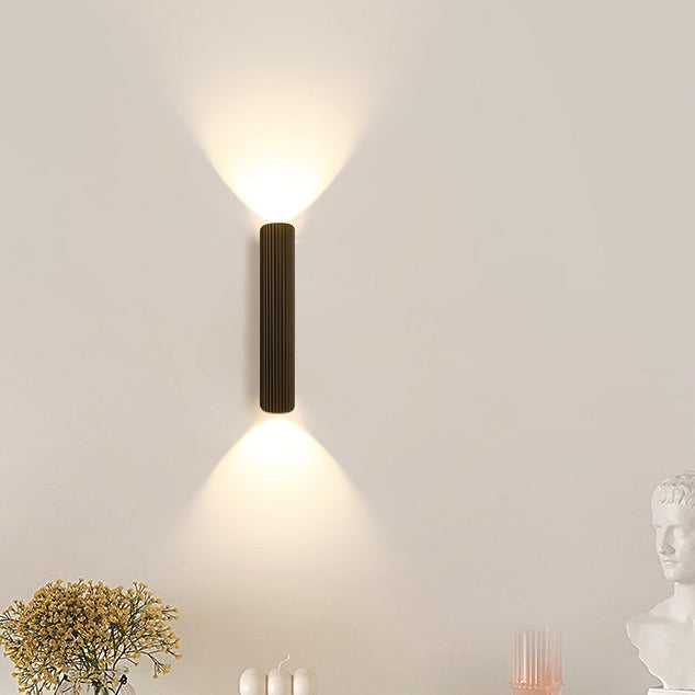 Aluminum Roman Column Design Iron LED Wall Sconce Lamp