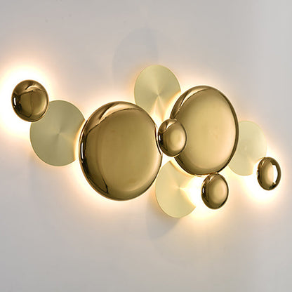 Modern Luxury Metal Round LED Wall Sconce Lamp