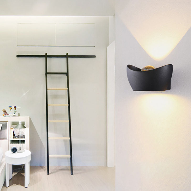 Simplicity Aluminum Ingot Shape LED Wall Sconce Lamp