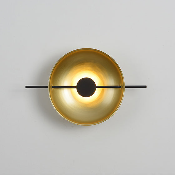 Modern Luxury Iron Round LED Wall Sconce Lamp