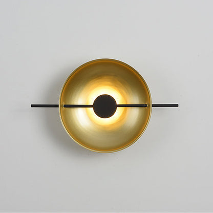 Modern Luxury Iron Round LED Wall Sconce Lamp