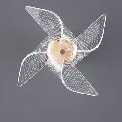 Light Luxury Pinwheel Acrylic Aluminum LED Wall Sconce Lamp