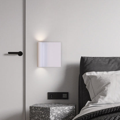 Square Up and Down Illuminated LED Wall Sconce Lamp