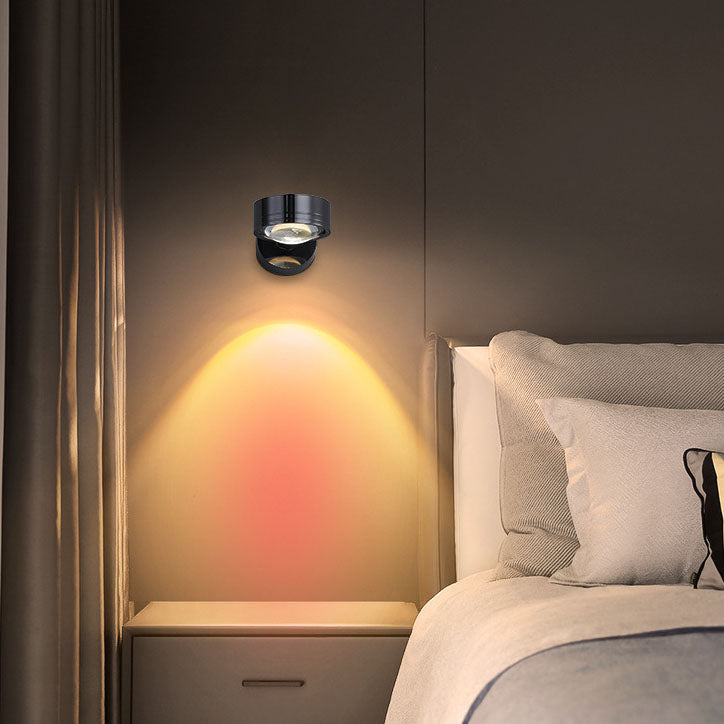 Industrial Aluminum Cylinder LED Spotlight Wall Sconce Lamp