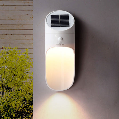 Solar LED Sensor Outdoor Waterproof Wall Sconce Lamp