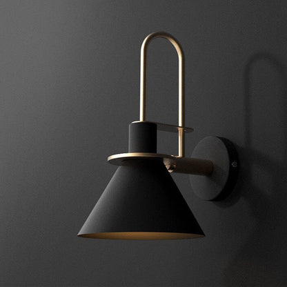 Scandinavian Macaron Horn Iron 1-Light Wall Sconce Lamp