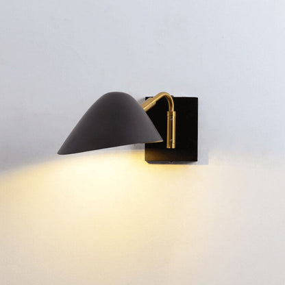 Light Iron Long Arm 1/2-Light Wall Sconce Lamp