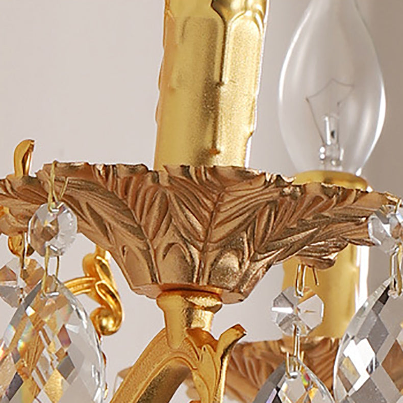 French Gold Zinc Carved Sconce 1/2 Light Wall Sconce Lamp