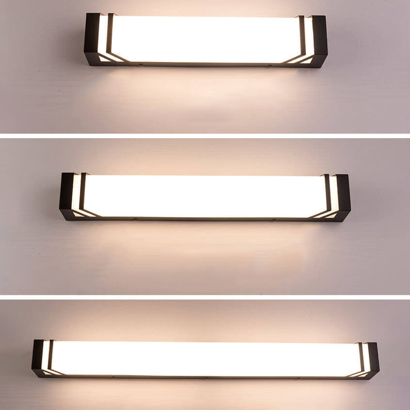Waterproof Square LED Outdoor Sensor Wall Sconce Lamp