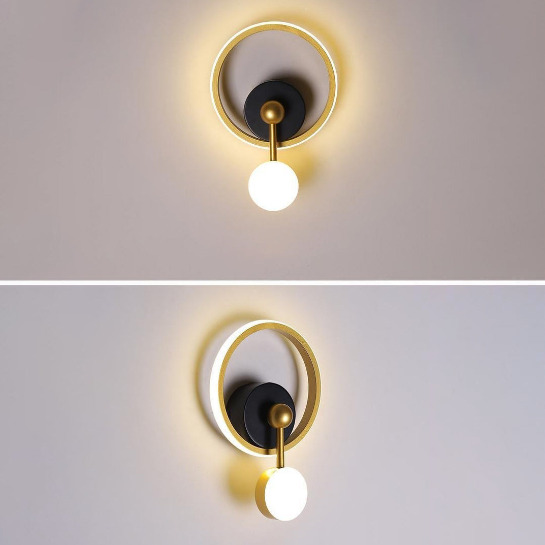 Oval Round Square Iron Aluminum LED Wall Sconce Lamp