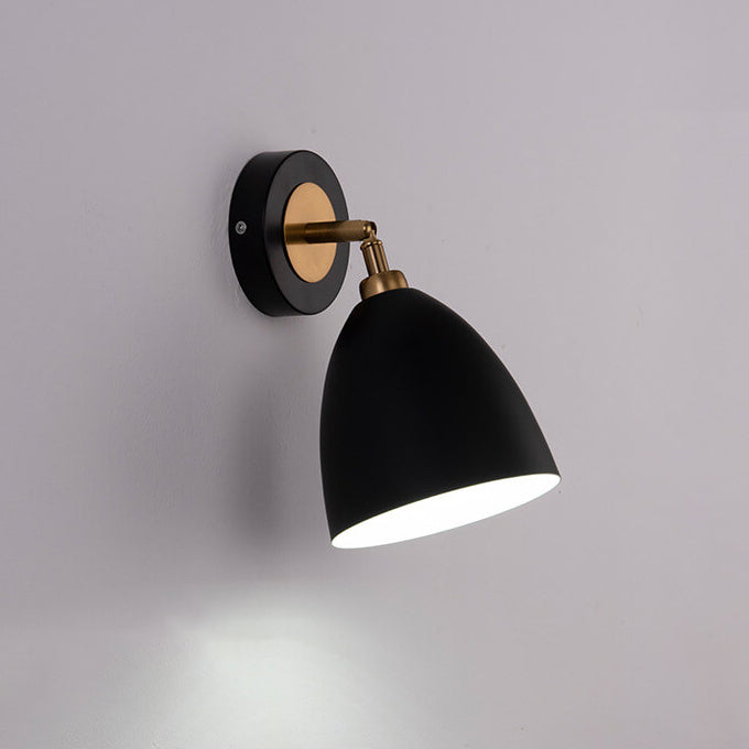 Iron Traditional Shape Shade 1-Light Wall Sconce Lamp