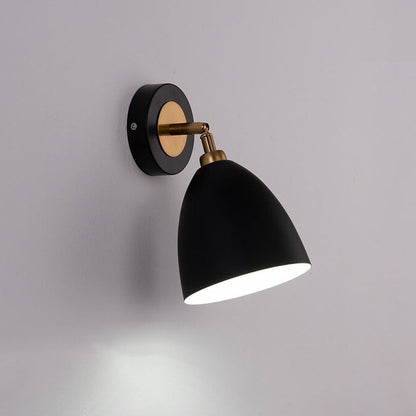 Iron Traditional Shape Shade 1-Light Wall Sconce Lamp