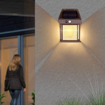 Modern Art Deco House ABS LED Outdoor Wall Sconce Lamp