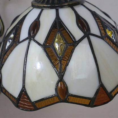 Tiffany Baroque Geometric Bowl 1-Light Wall Sconce Lamp
