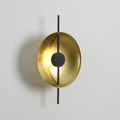 Modern Luxury Iron Round LED Wall Sconce Lamp