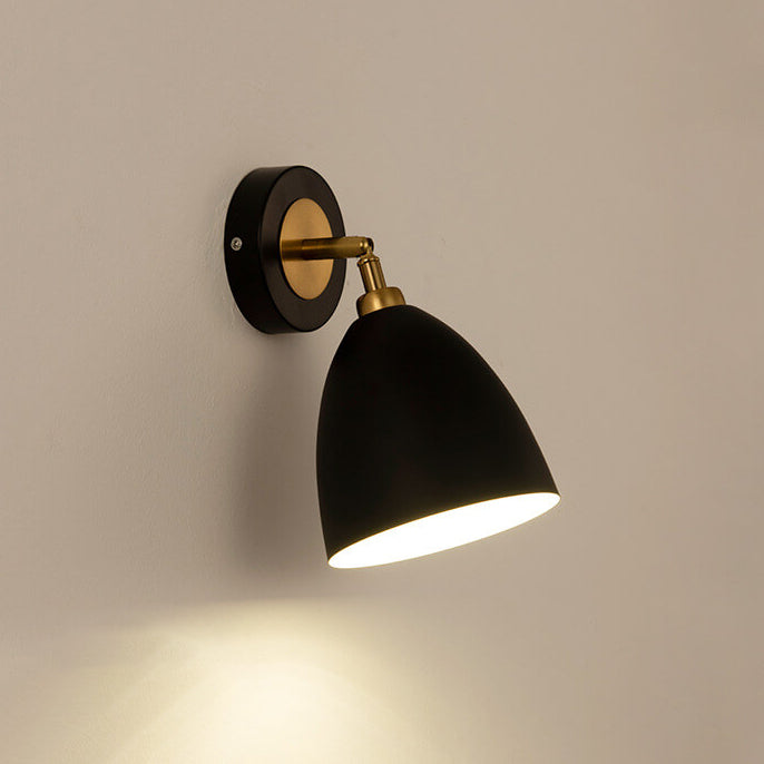 Iron Traditional Shape Shade 1-Light Wall Sconce Lamp