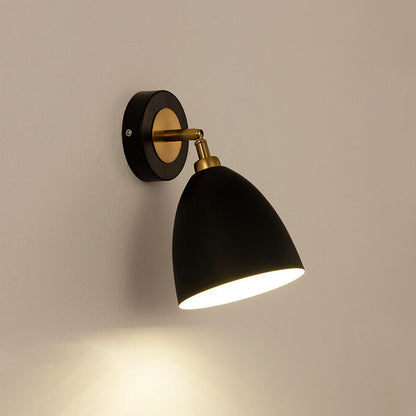 Iron Traditional Shape Shade 1-Light Wall Sconce Lamp