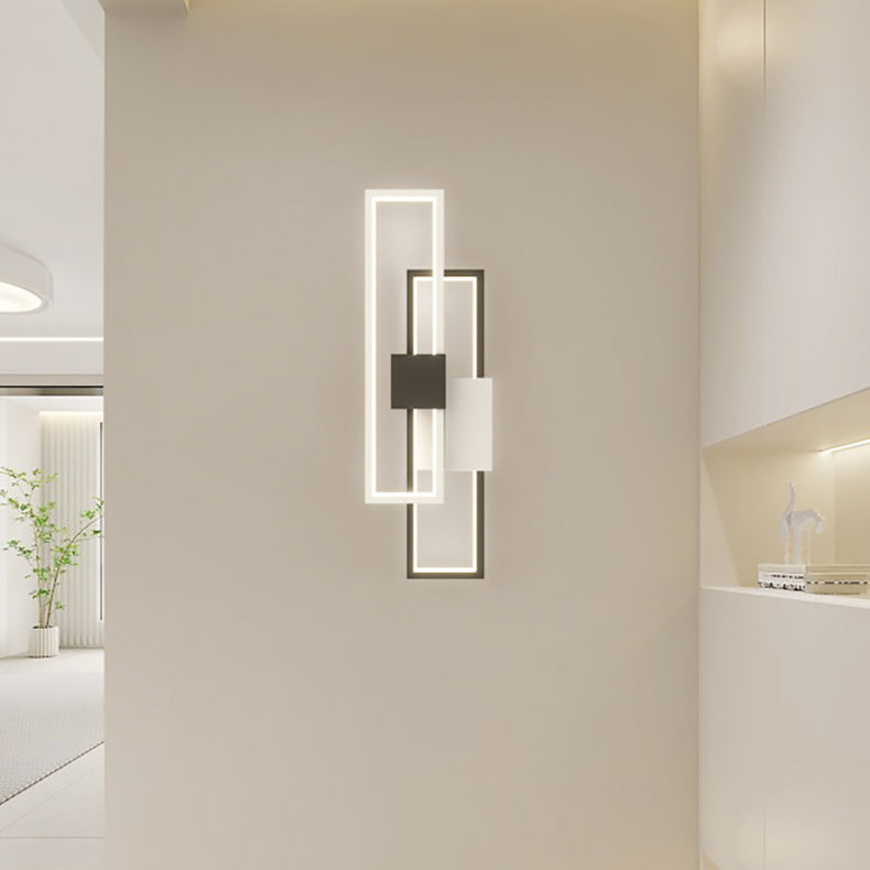 Double Aluminum Iron Silicone LED Wall Sconce Lamp