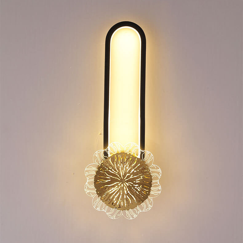 Full Copper Minimalist Ring Design LED Wall Sconce Lamp
