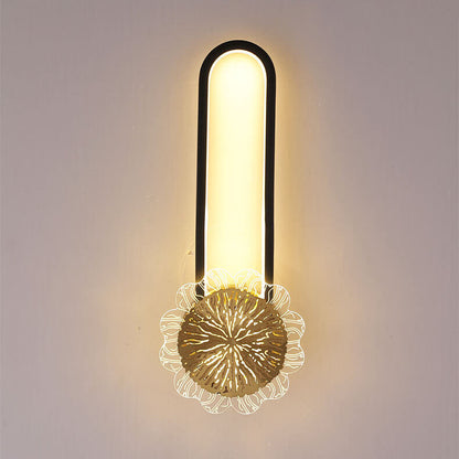 Full Copper Minimalist Ring Design LED Wall Sconce Lamp