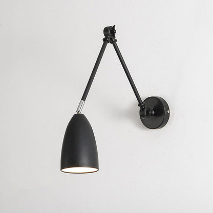 Simplicity Rocker Arm Long Rod 1-Light Wall Sconce Lamp