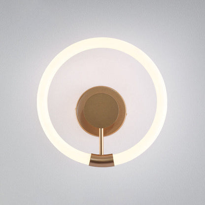 Simplicity Circle Acrylic Shade LED Wall Sconce Lamp