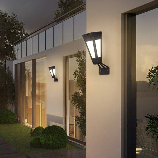 Intelligent Sensor LED Solar Waterproof Wall Sconce Lamp