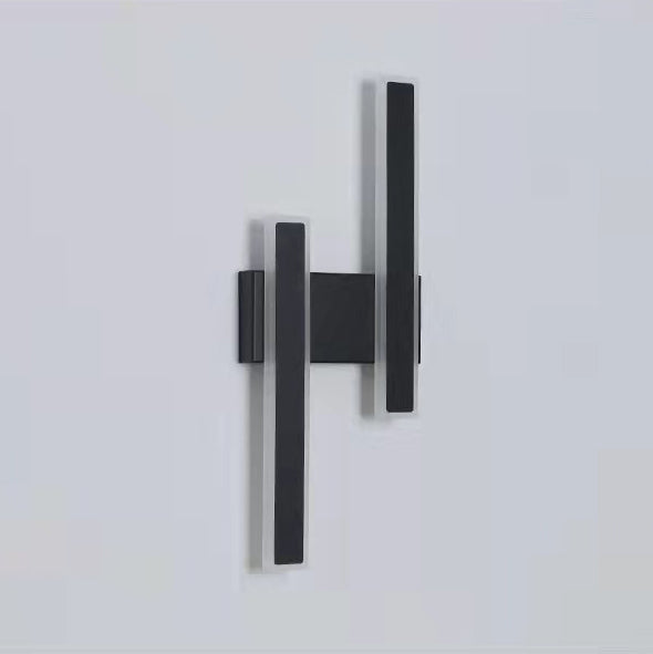 Geometric Strip Acrylic Hardware LED Wall Sconce Lamp