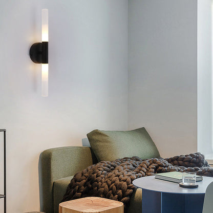 Minimalist Aluminum Iron Cylinder LED Wall Sconce Lamp