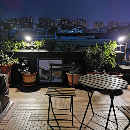 Square LED Outdoor Solar Waterproof Sensor Wall Sconce Lamp