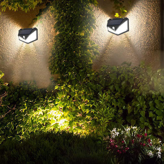 Simplicity Solar Lozenge LED Outdoor Wall Sconce Lamp