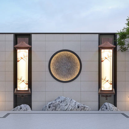 Chinese Aluminum Glass Solar LED Wall Sconce Lamp