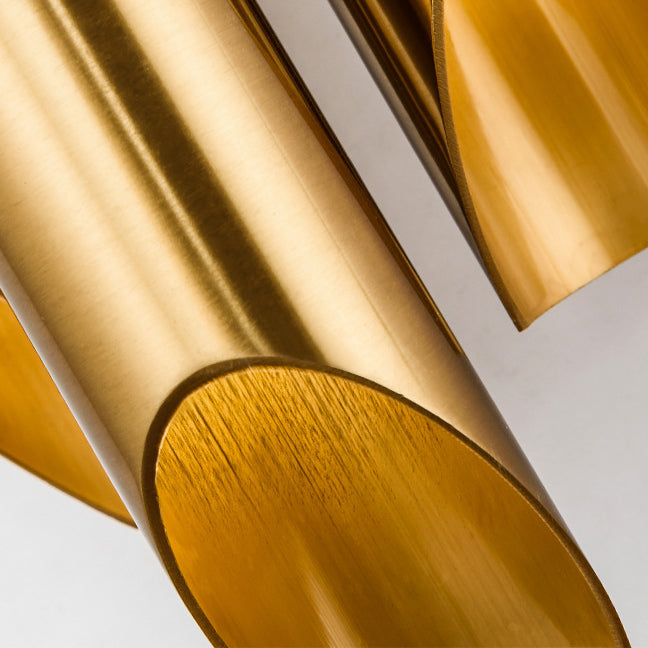 Luxury Cylindrical Iron Shade 3-Light Wall Sconce Lamp