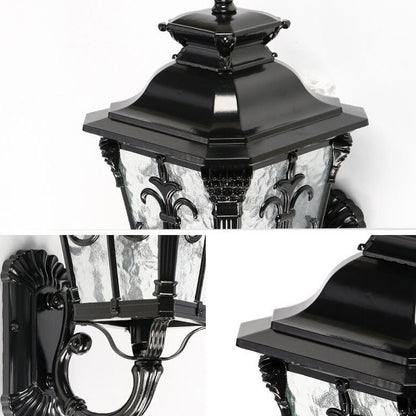 Europe Glass Outdoor Indoor 1-Light Wall Sconce Lamp