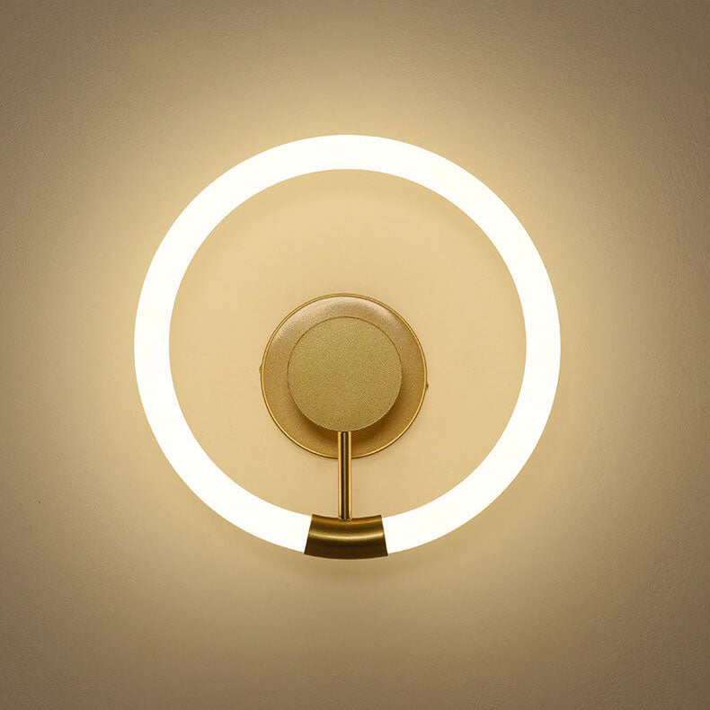Simplicity Circle Acrylic Shade LED Wall Sconce Lamp