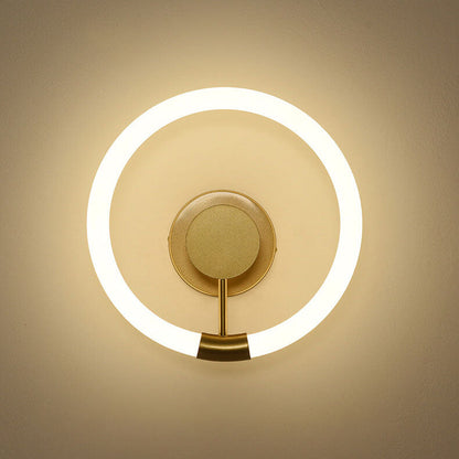 Simplicity Circle Acrylic Shade LED Wall Sconce Lamp