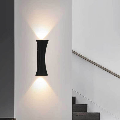 Waterproof Illuminated Aluminum Lens LED Wall Sconce Lamp