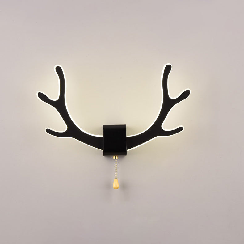 Creative Antler Iron Acrylic LED Wall Sconce Lamp