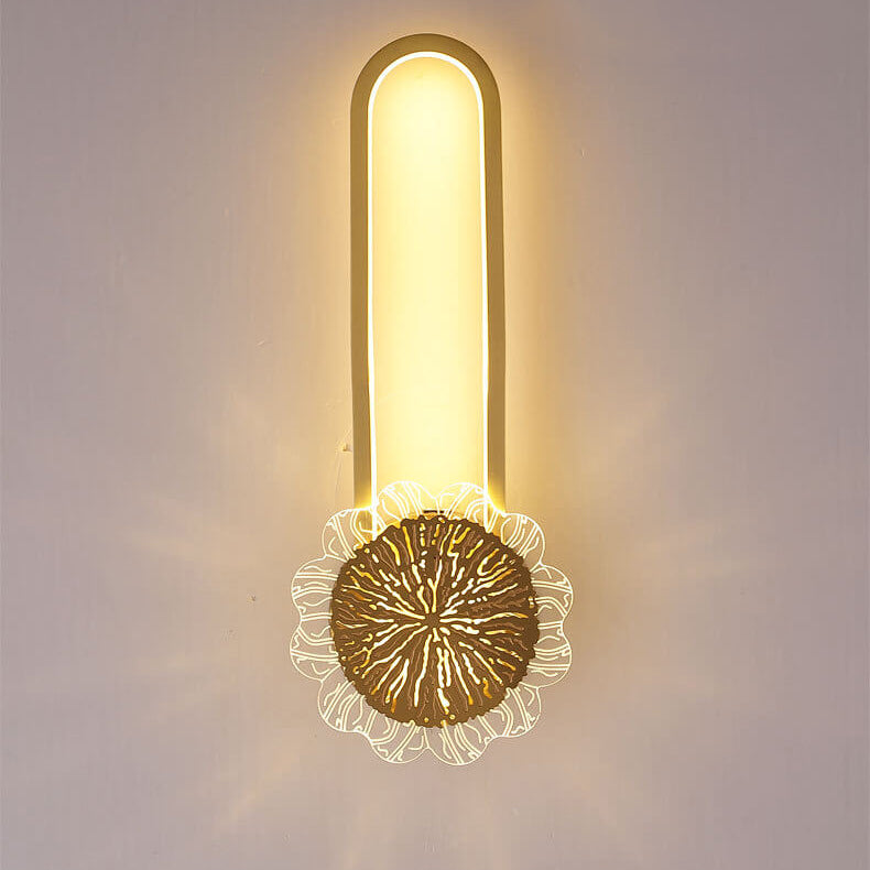 Full Copper Minimalist Ring Design LED Wall Sconce Lamp