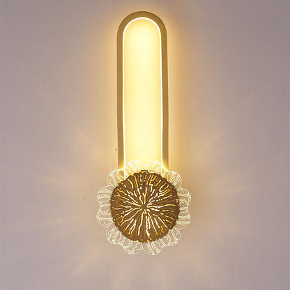 Full Copper Minimalist Ring Design LED Wall Sconce Lamp