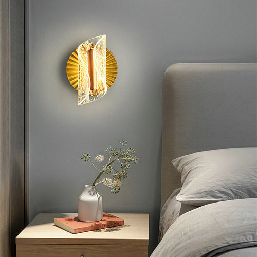 Luxury Hardware Acrylic Butterfly LED Wall Sconce Lamp